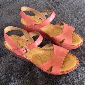 Born Pink leather Platform Heels